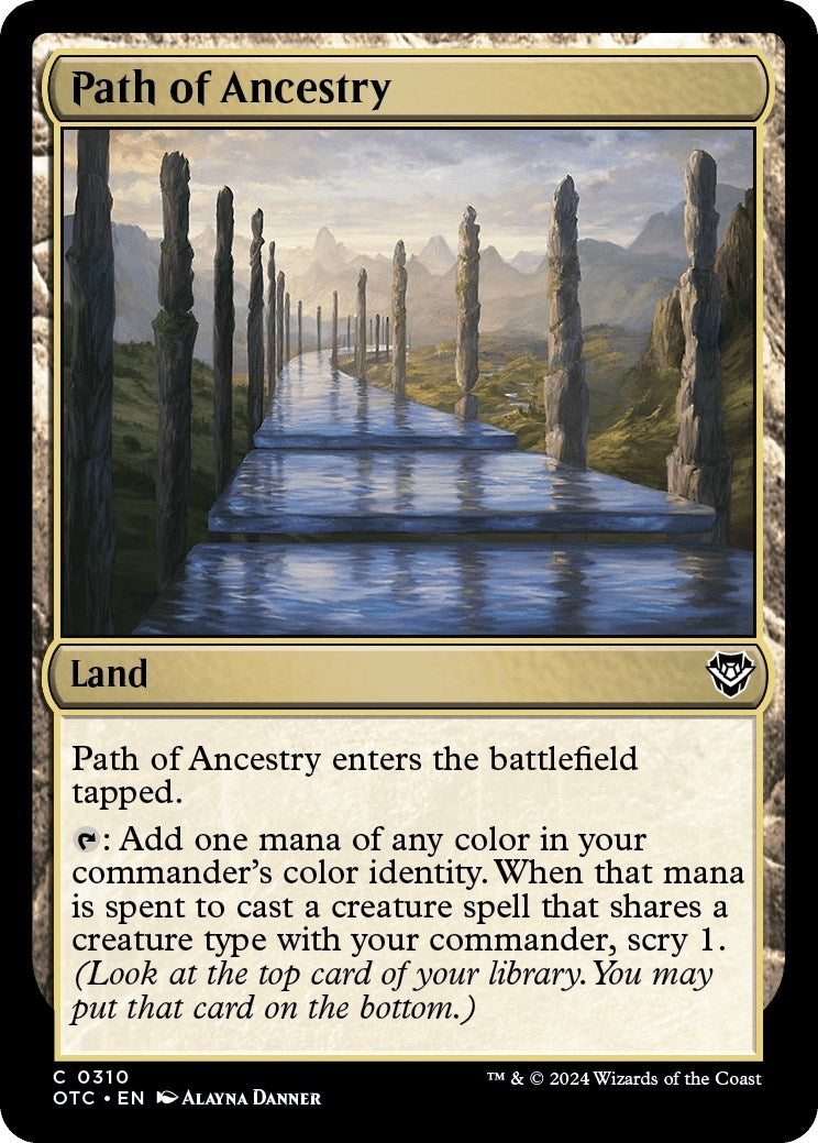 Image for Path of Ancestry (310) (OTC) - Magic: The Gathering
