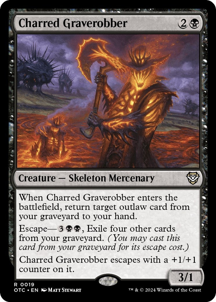 Image for Charred Graverobber (19) (OTC) - Magic: The Gathering