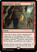 Image for Dead Before Sunrise (26) (OTC) - Magic: The Gathering