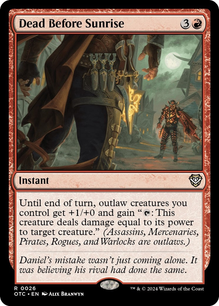 Image for Dead Before Sunrise (26) (OTC) - Magic: The Gathering