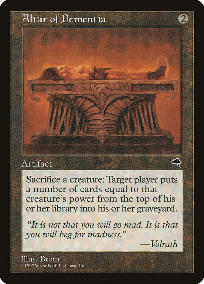 Image for Altar of Dementia (276) (TMP) - Magic: The Gathering