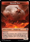 Image for Dragon Egg // Dragon Double-Sided Token (12 // 11) (OTC) - Magic: The Gathering