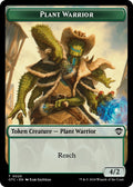 Image for Plant Warrior // Plant Double-Sided Token (20 // 19) (OTC) - Magic: The Gathering