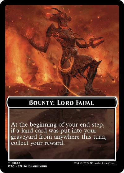 Bounty: Lord Fajjal // Bounty Rules Double-Sided Token (33) (OTC)