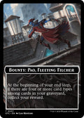 Image for Bounty: Paq, Fleeting Filcher // Bounty Rules Double-Sided Token (37) (OTC) - Magic: The Gathering
