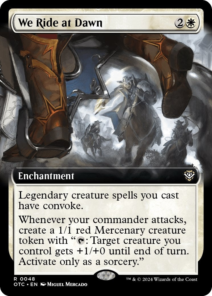 Image for We Ride at Dawn (Extended Art) (48) (OTC) - Magic: The Gathering