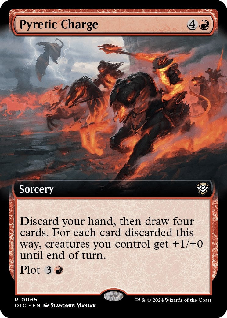 Image for Pyretic Charge (Extended Art) (65) (OTC) - Magic: The Gathering