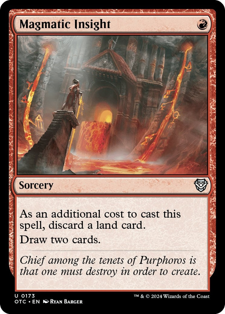 Image for Magmatic Insight (173) (OTC) - Magic: The Gathering