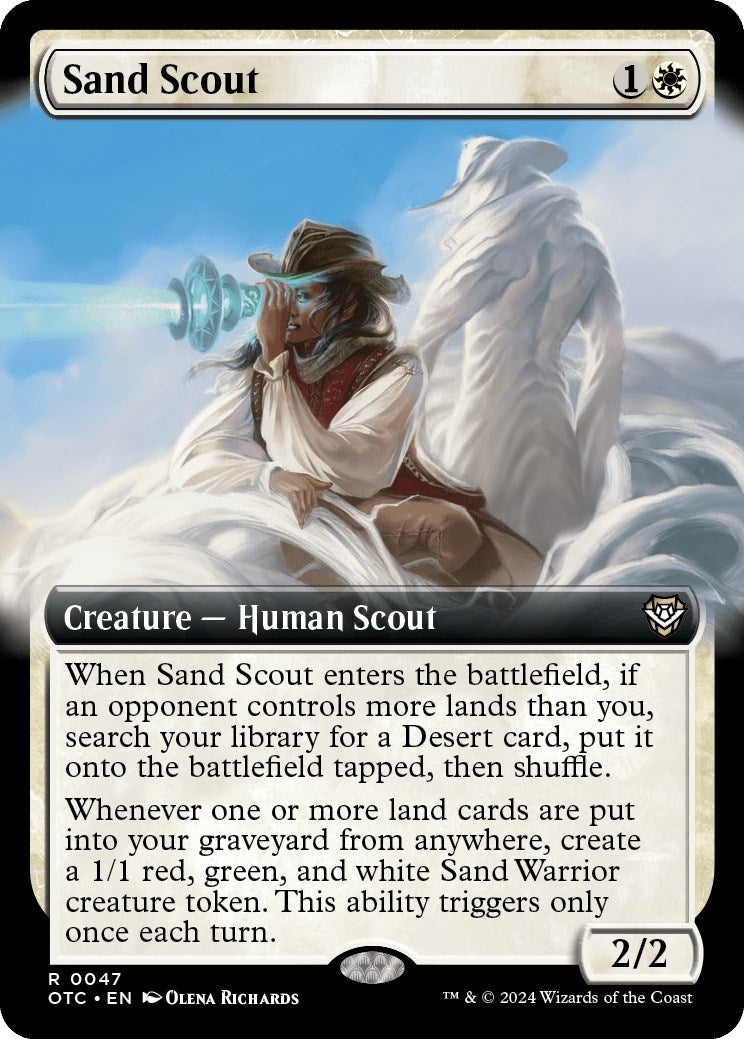 Image for Sand Scout (Extended Art) (47) (OTC) - Magic: The Gathering