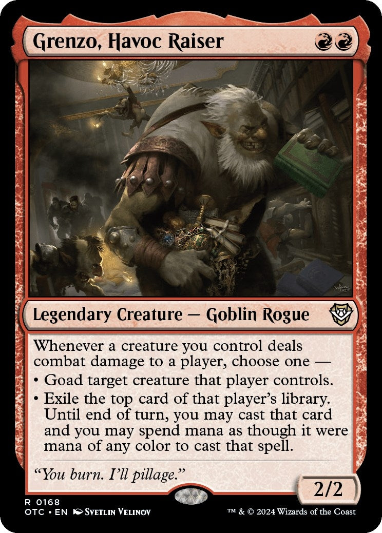 Image for Grenzo, Havoc Raiser (168) (OTC) - Magic: The Gathering