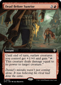 Image for Dead Before Sunrise (Extended Art) (62) (OTC) - Magic: The Gathering