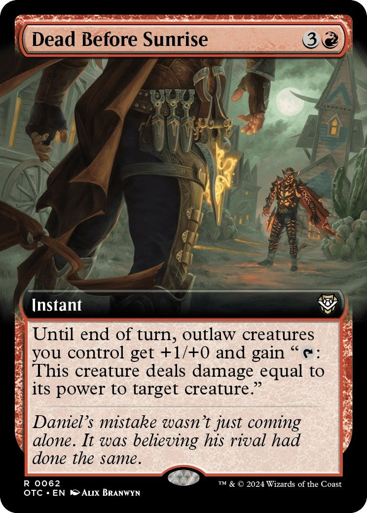 Image for Dead Before Sunrise (Extended Art) (62) (OTC) - Magic: The Gathering