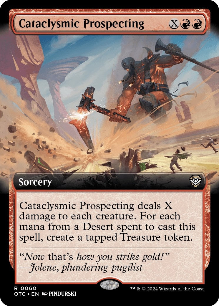 Image for Cataclysmic Prospecting (Extended Art) (60) (OTC) - Magic: The Gathering