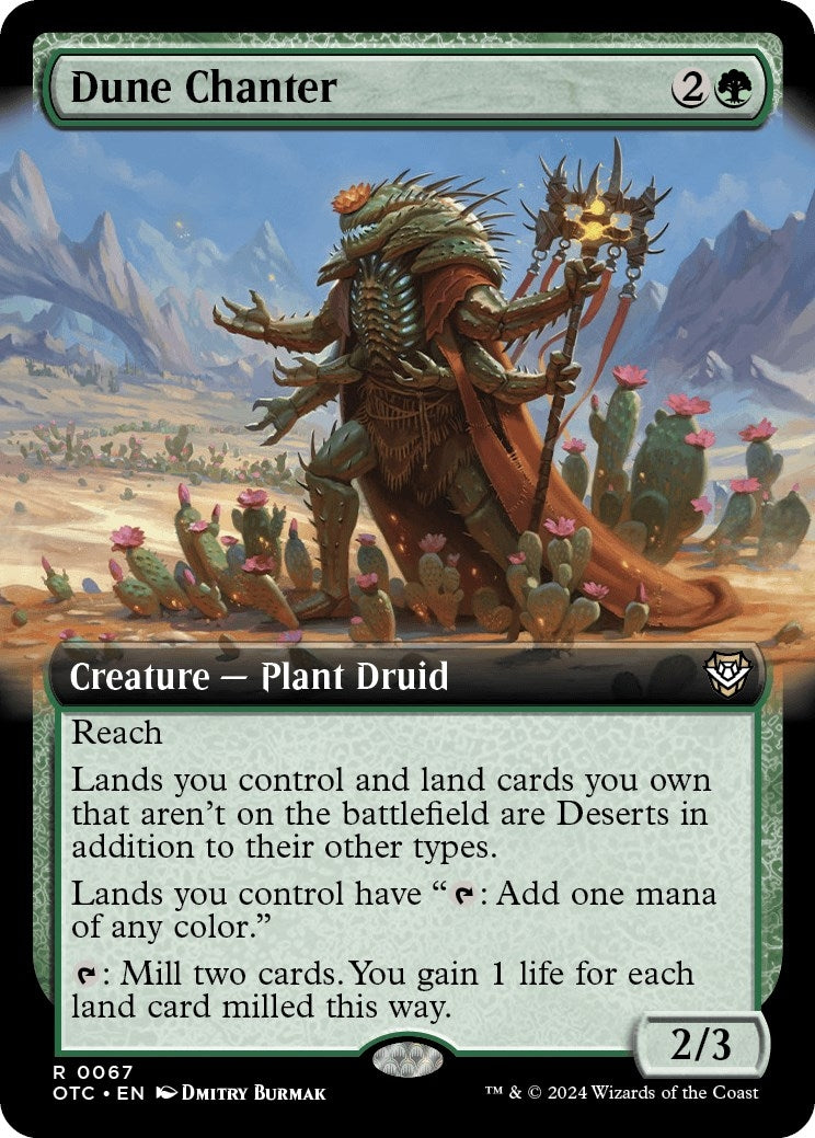 Image for Dune Chanter (Extended Art) (67) (OTC) - Magic: The Gathering
