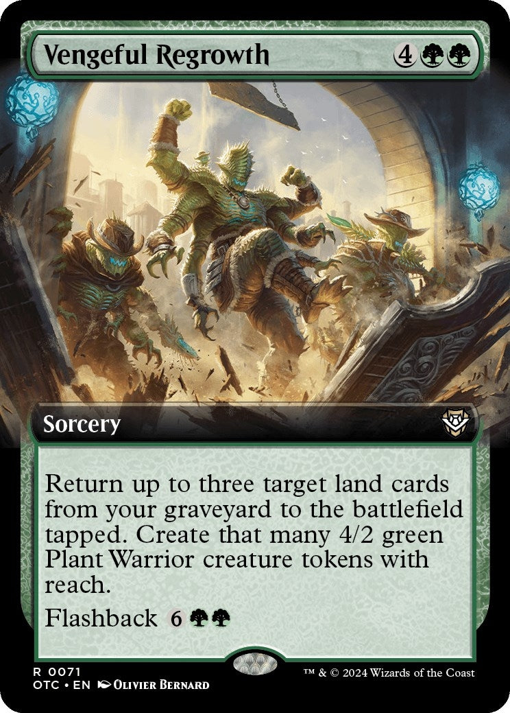 Image for Vengeful Regrowth (Extended Art) (71) (OTC) - Magic: The Gathering
