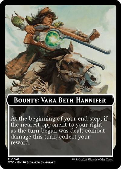 Bounty: Vara Beth Hannifer // Bounty Rules Double-Sided Token (41) (OTC)