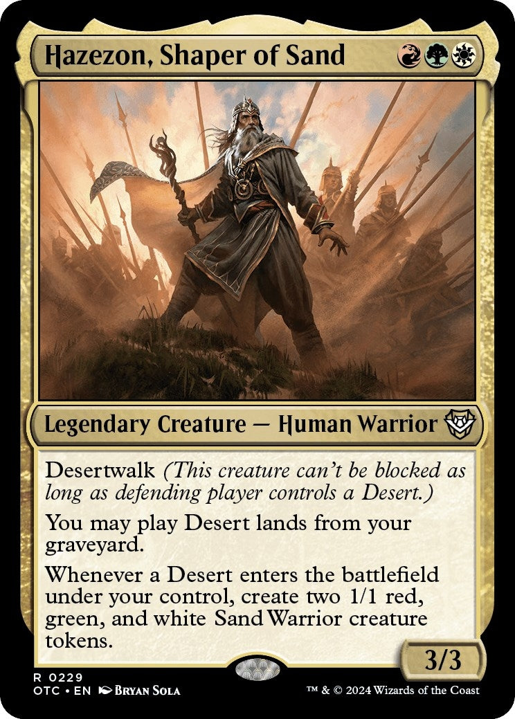 Image for Hazezon, Shaper of Sand (229) (OTC) - Magic: The Gathering