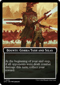 Image for Bounty: Gorra Tash and Silas // Bounty Rules Double-Sided Token (32) (OTC) - Magic: The Gathering