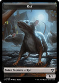 Image for Rat // Blood Double-Sided Token (8 // 24) (OTC) - Magic: The Gathering