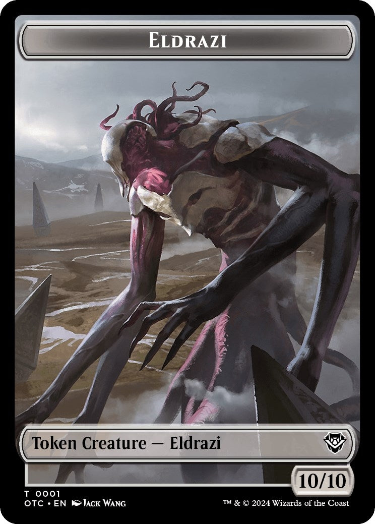 Image for Eldrazi // Clue Double-Sided Token (1 // 16) (OTC) - Magic: The Gathering