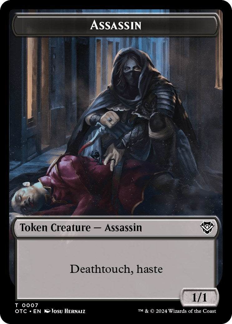 Image for Assassin // Food Double-Sided Token (7 // 25) (OTC) - Magic: The Gathering