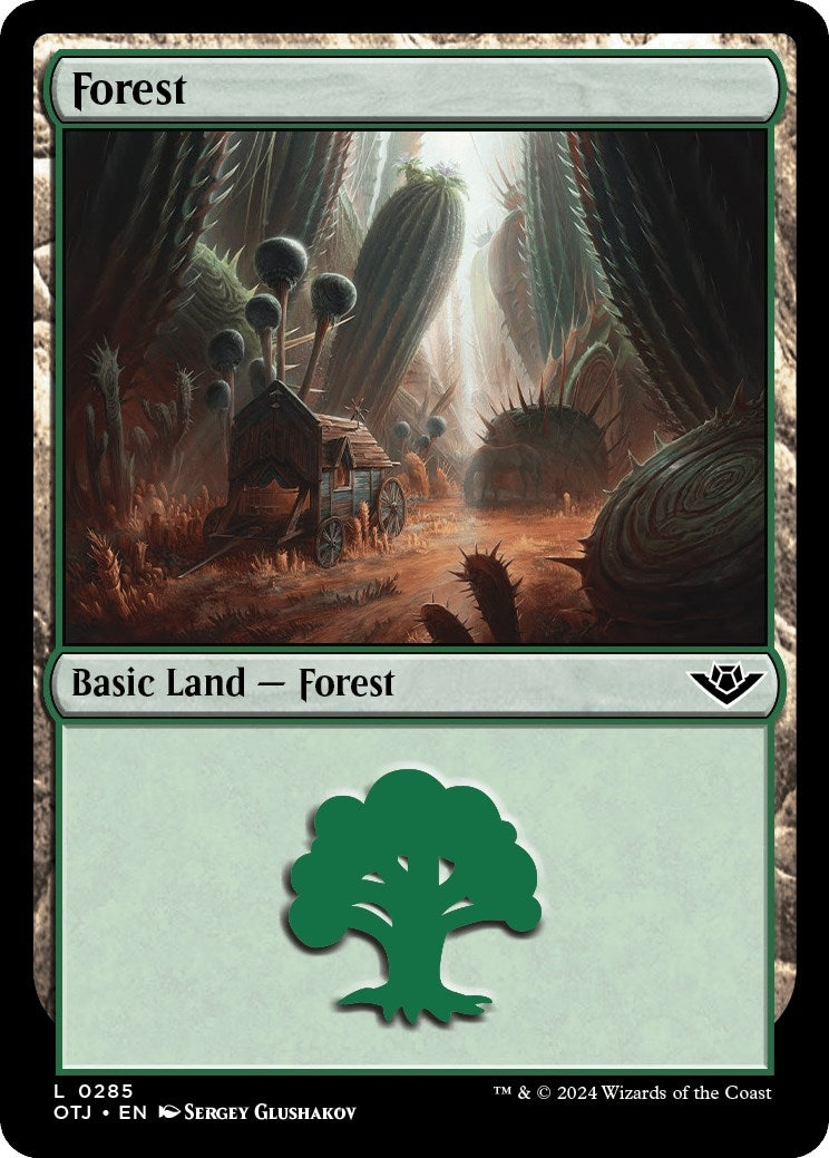 Image for Forest (0285) (285) (OTJ) - Magic: The Gathering