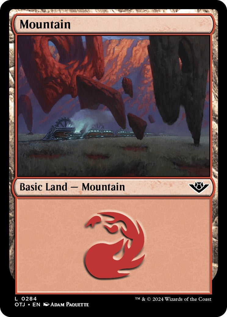 Image for Mountain (0284) (284) (OTJ) - Magic: The Gathering