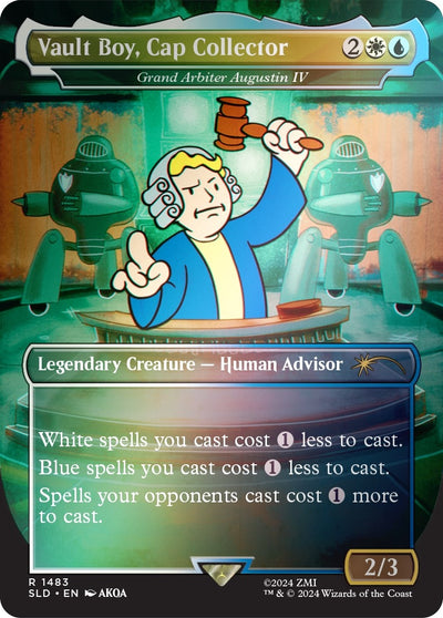 Vault Boy, Cap Collector - Grand Arbiter Augustin IV (Rainbow Foil) (1483) (SLD)