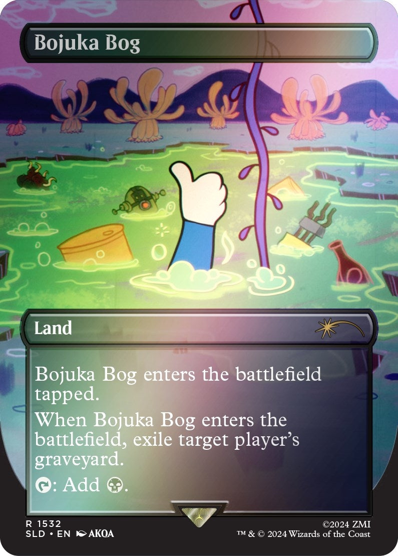 Image for Bojuka Bog (Rainbow Foil) (1532) (SLD) - Magic: The Gathering