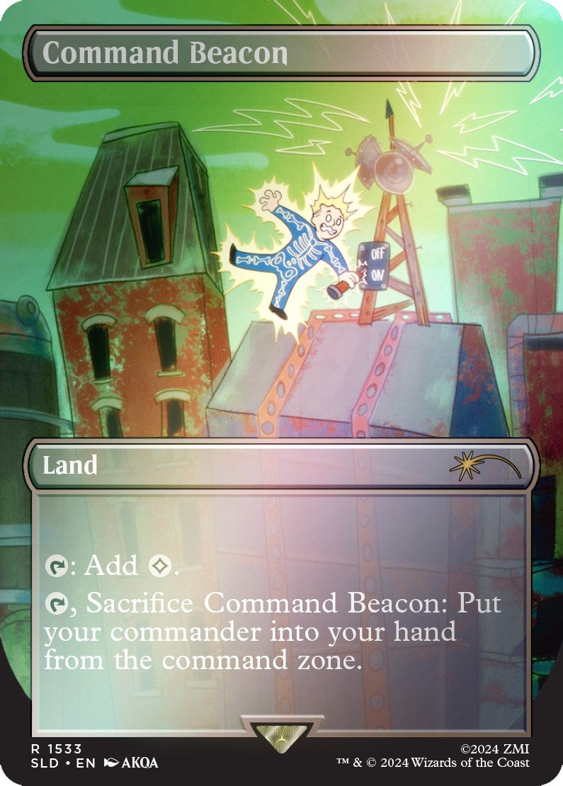 Image for Command Beacon (Rainbow Foil) (1533) (SLD) - Magic: The Gathering