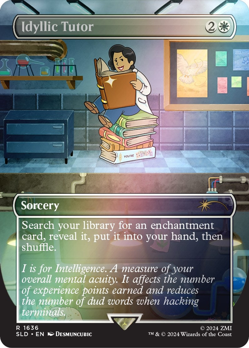 Image for Idyllic Tutor (1636) (Rainbow Foil) (1636) (SLD) - Magic: The Gathering