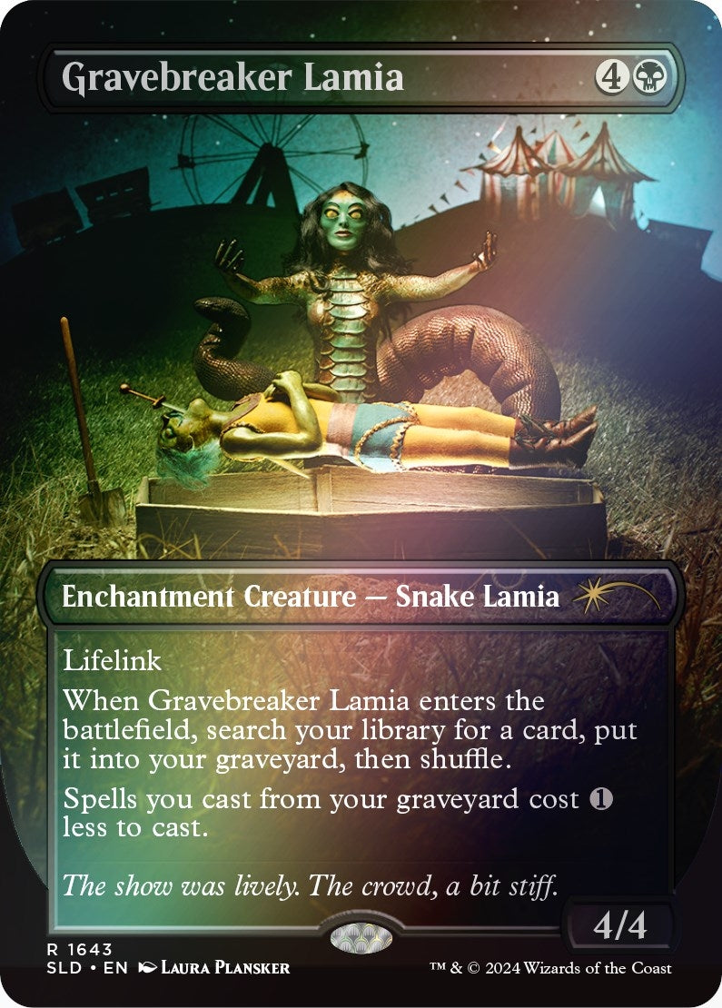 Image for Gravebreaker Lamia (Rainbow Foil) (1643) (SLD) - Magic: The Gathering