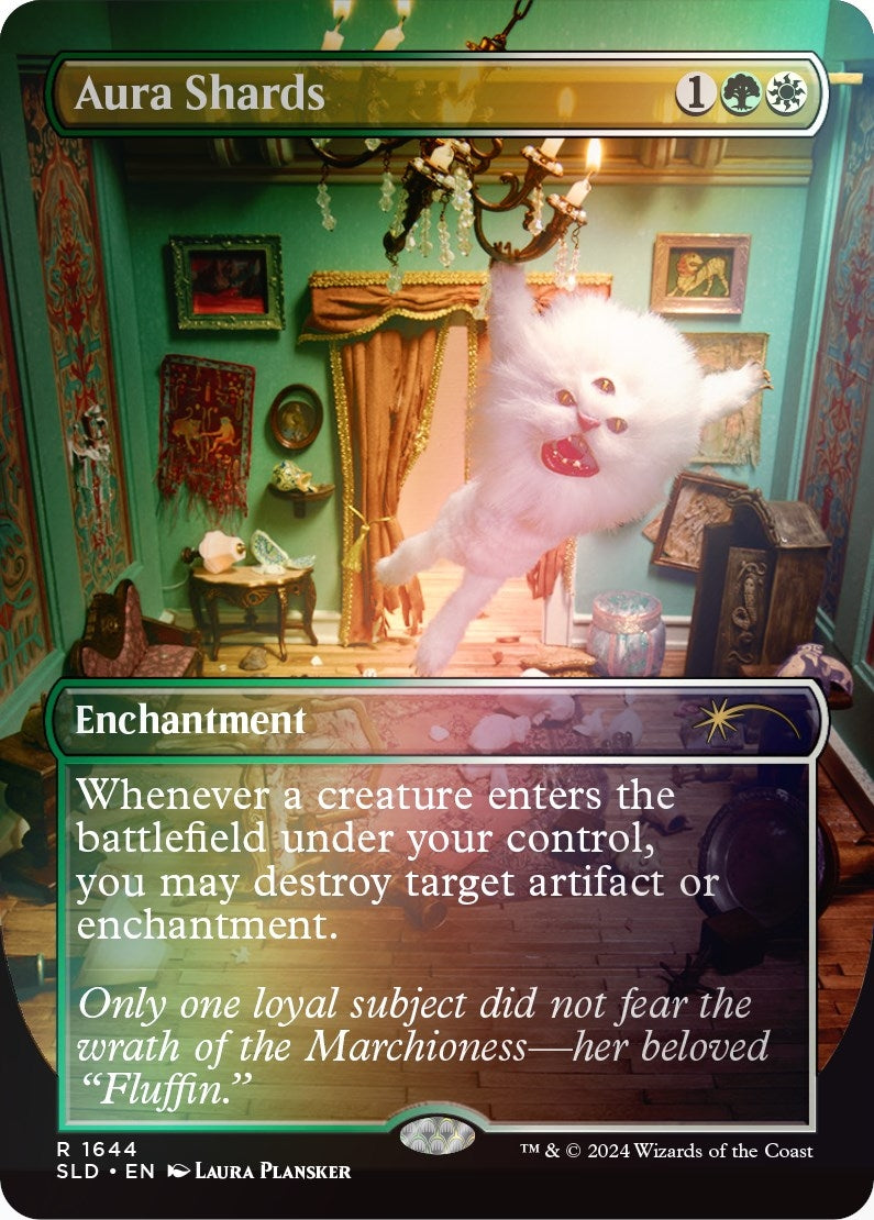 Image for Aura Shards (1644) (Rainbow Foil) (1644) (SLD) - Magic: The Gathering