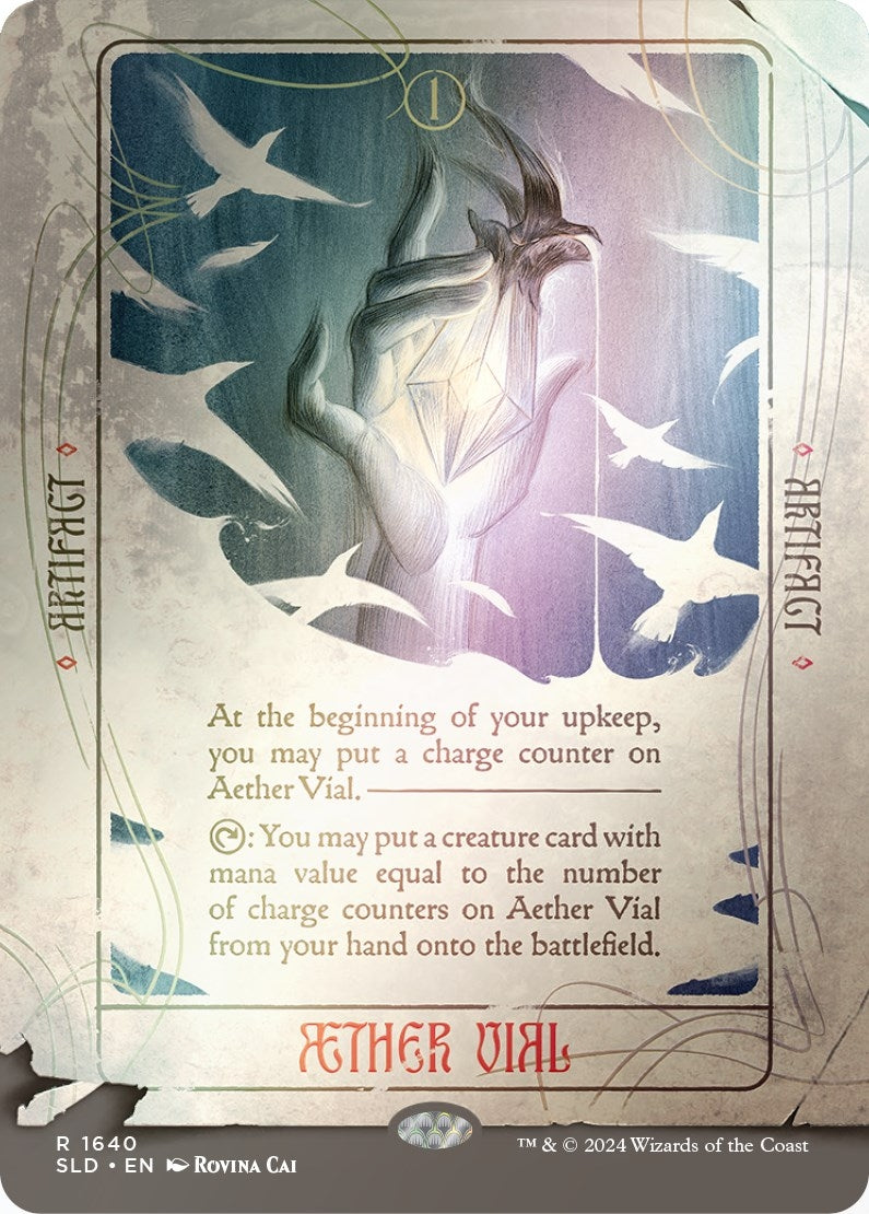 Image for Aether Vial (Rainbow Foil) (1640) (SLD) - Magic: The Gathering