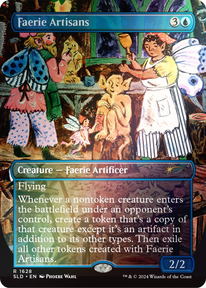 Image for Faerie Artisans (Rainbow Foil) (1628) (SLD) - Magic: The Gathering