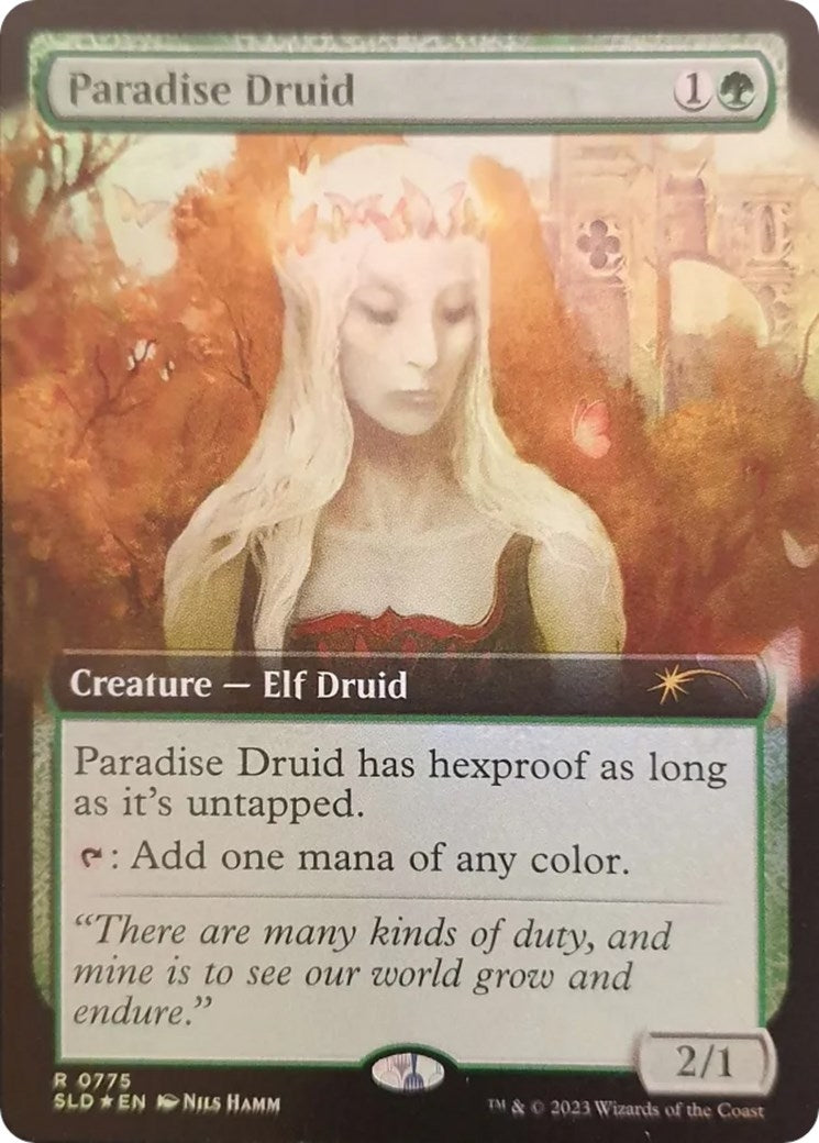 Image for Paradise Druid (Extended Art) (775) (SLD) - Magic: The Gathering
