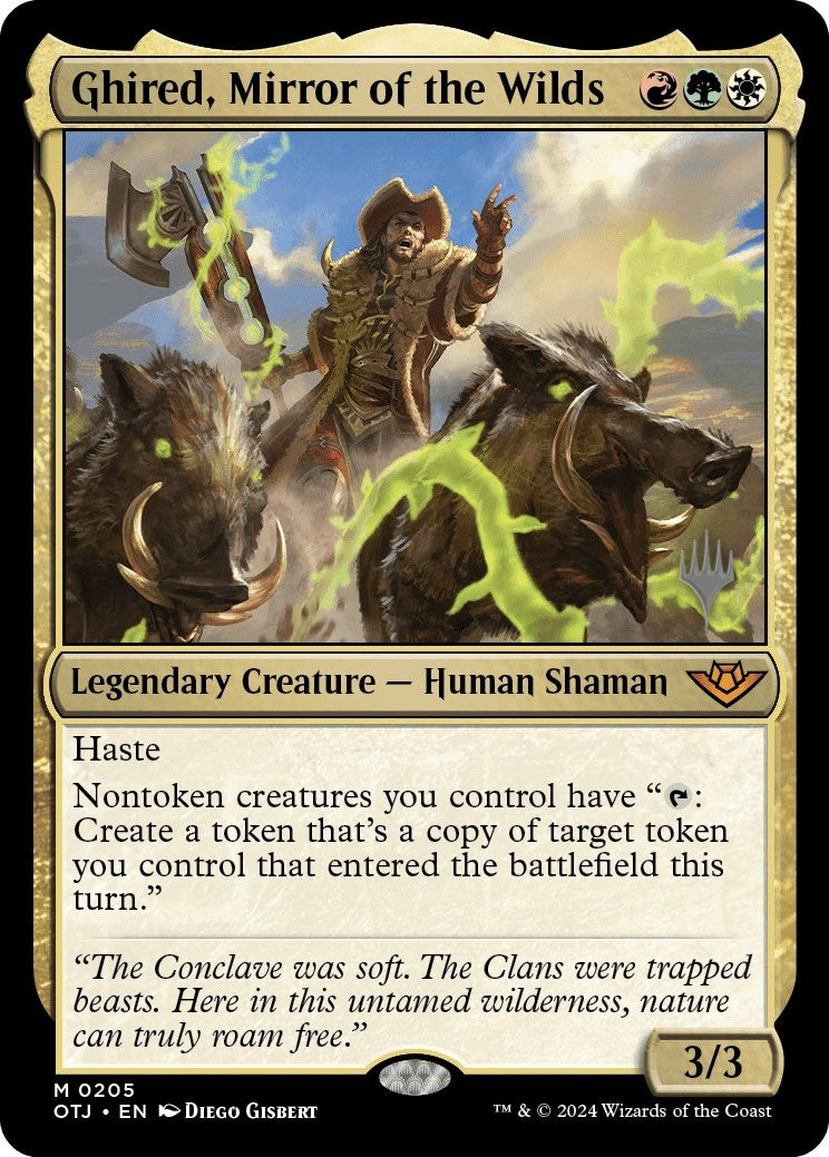 Image for Ghired, Mirror of the Wilds (205) (PPOTJ) - Magic: The Gathering