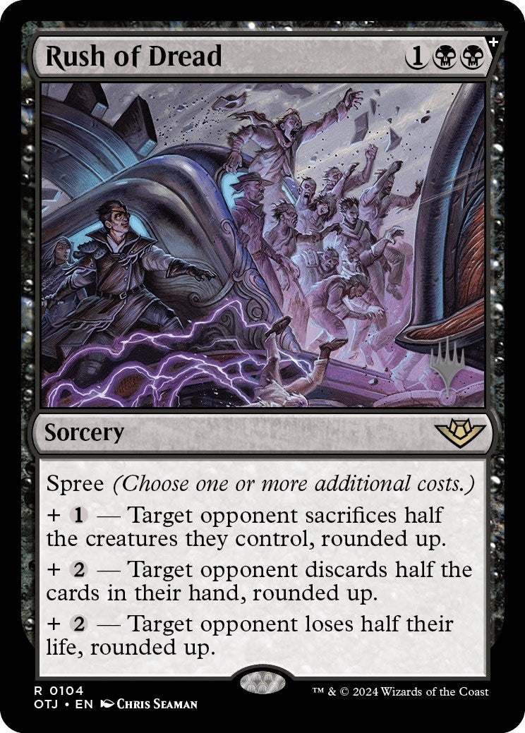 Image for Rush of Dread (104) (PPOTJ) - Magic: The Gathering
