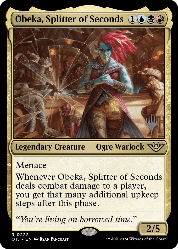 Image for Obeka, Splitter of Seconds (222) (PPOTJ) - Magic: The Gathering