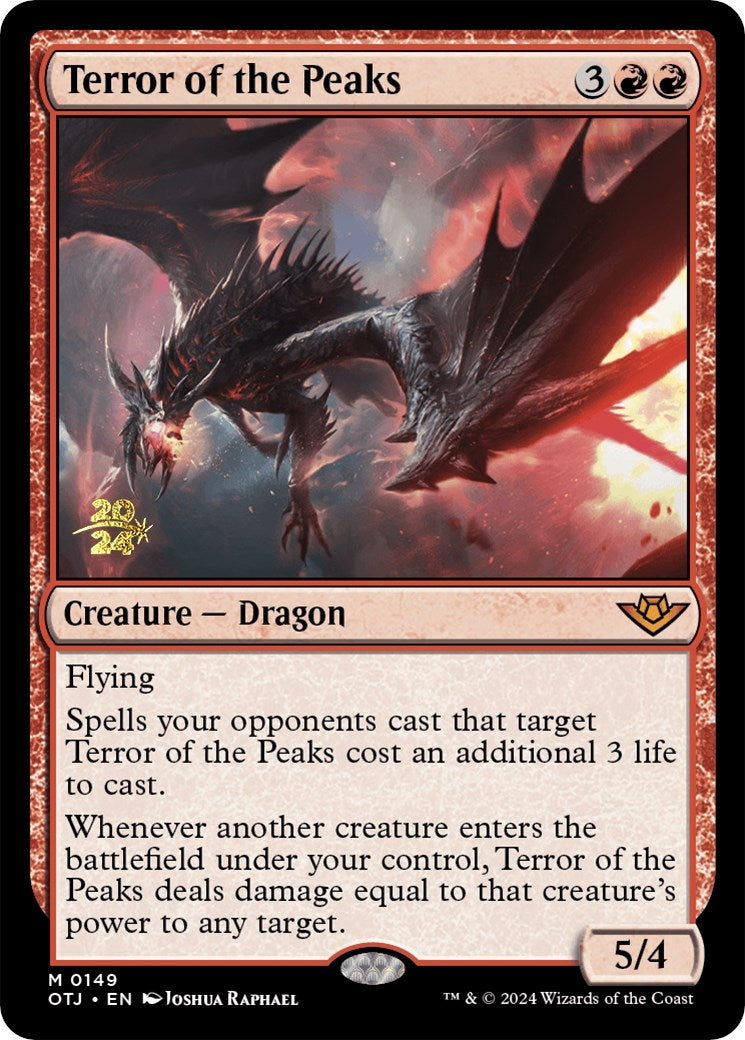 Image for Terror of the Peaks (OTJ) (149) (PRE) - Magic: The Gathering