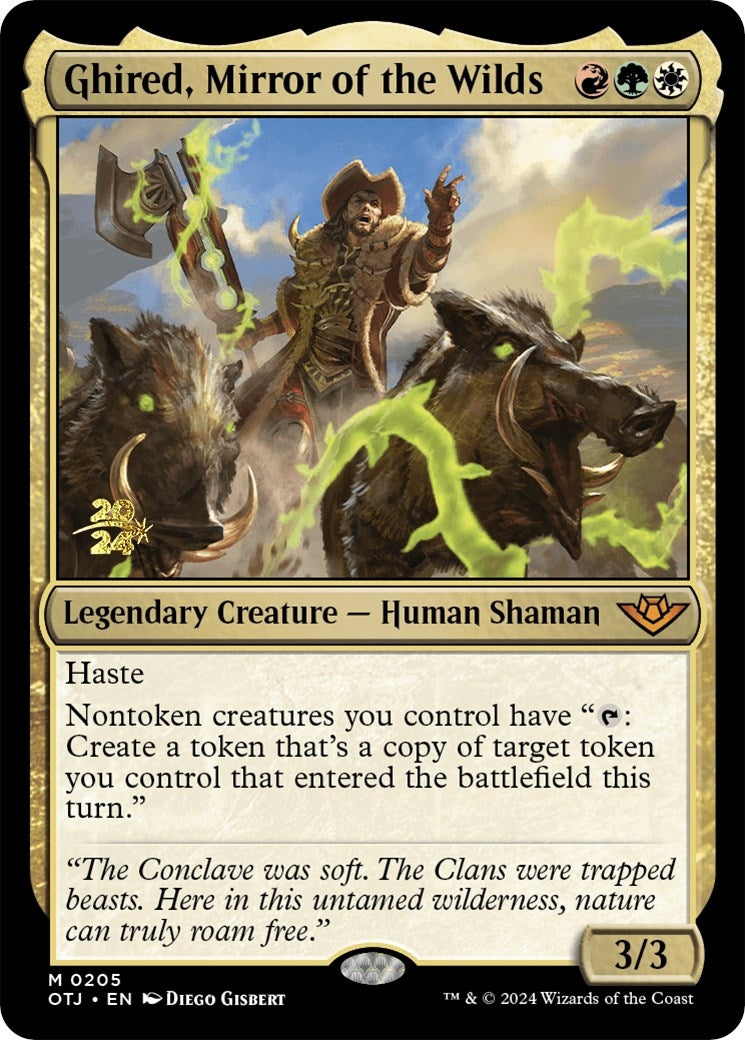Image for Ghired, Mirror of the Wilds (205) (PRE) - Magic: The Gathering