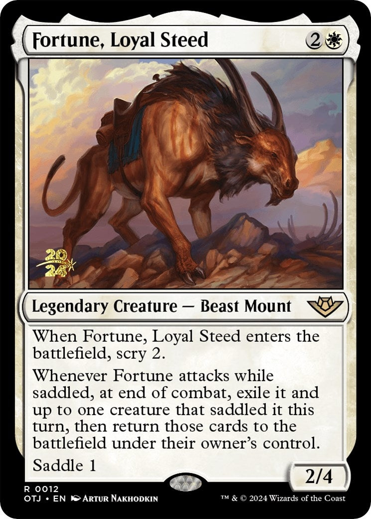Image for Fortune, Loyal Steed (12) (PRE) - Magic: The Gathering