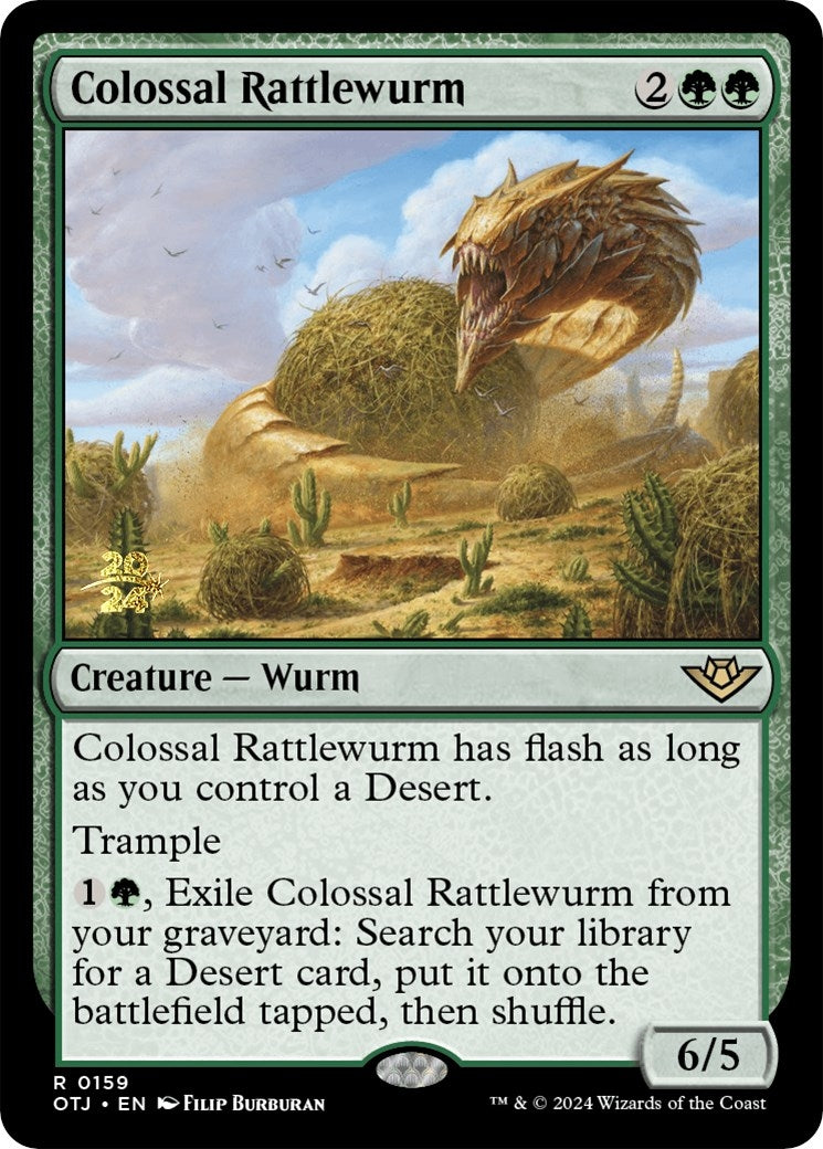 Image for Colossal Rattlewurm (159) (PRE) - Magic: The Gathering