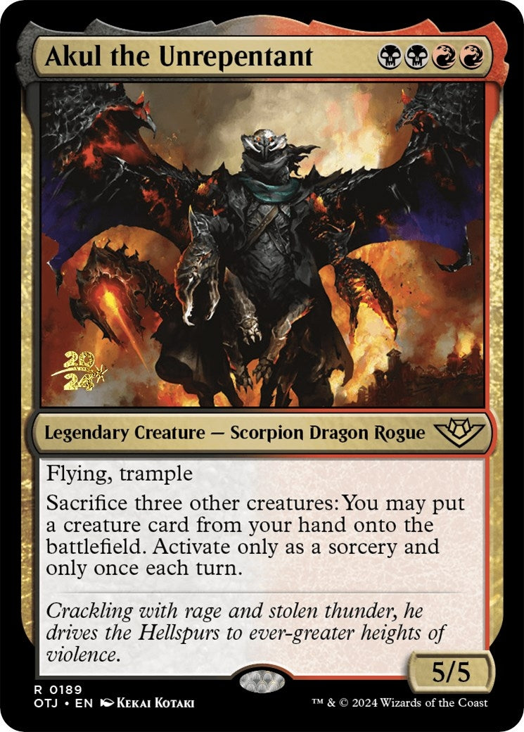 Image for Akul the Unrepentant (189) (PRE) - Magic: The Gathering