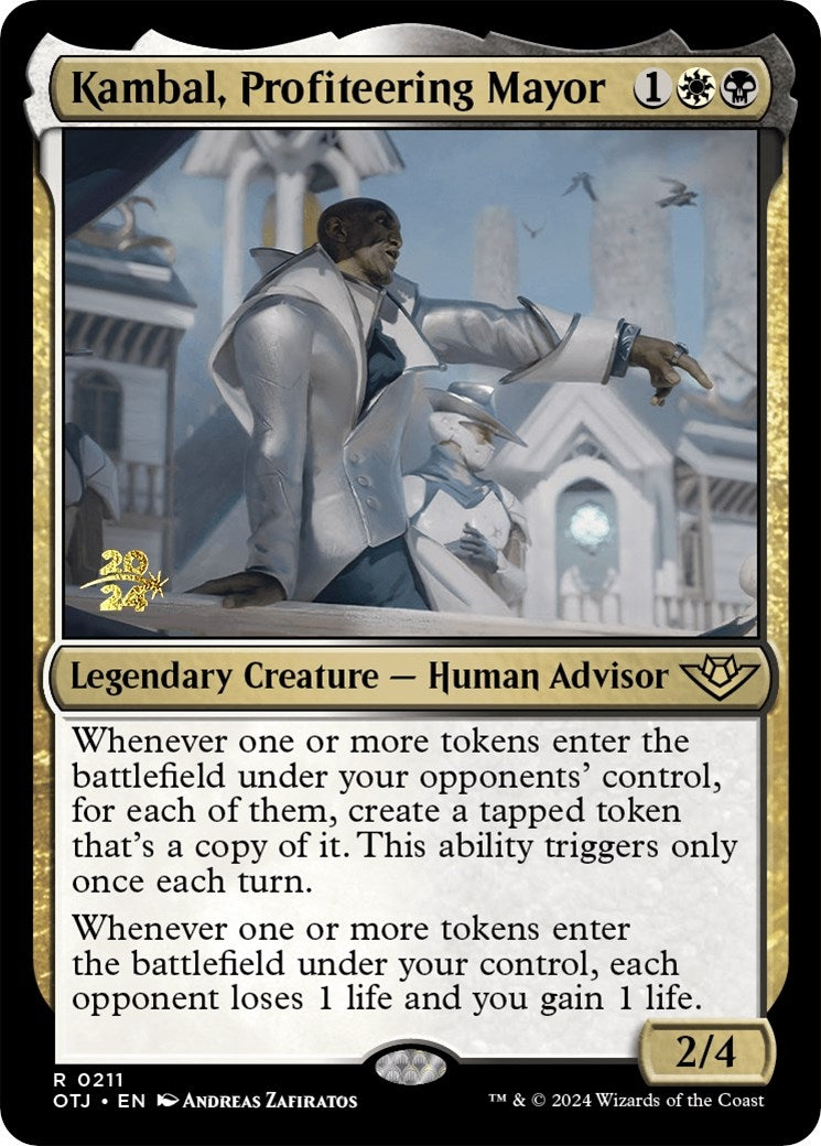 Image for Kambal, Profiteering Mayor (211) (PRE) - Magic: The Gathering