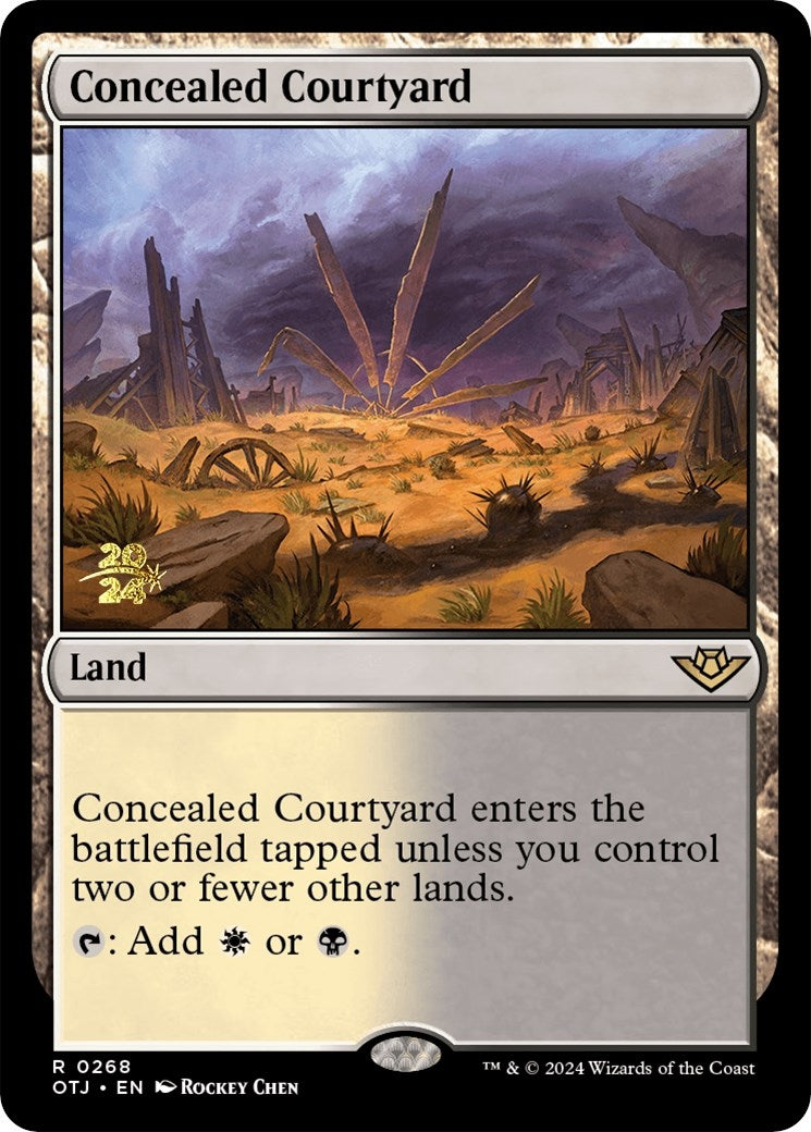 Image for Concealed Courtyard (OTJ) (268) (PRE) - Magic: The Gathering
