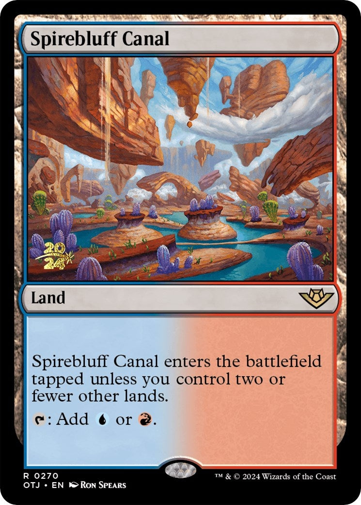 Image for Spirebluff Canal (OTJ) (270) (PRE) - Magic: The Gathering