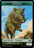 Image for Elemental // Plot Double-Sided Token (12 // 20) (OTJ) - Magic: The Gathering