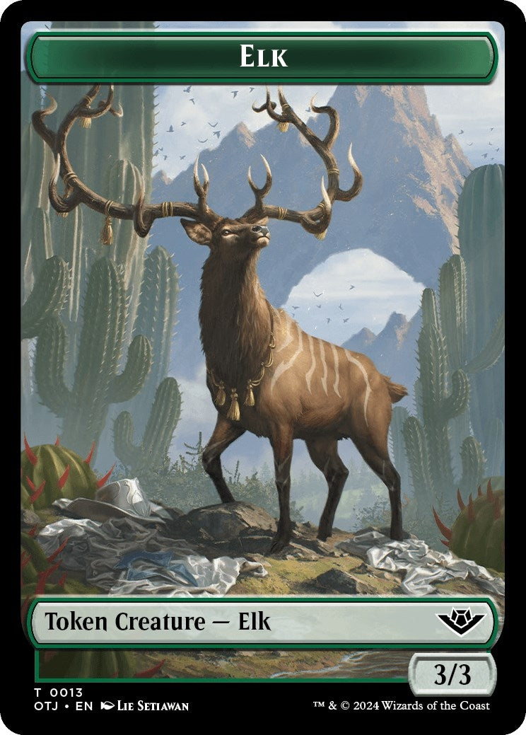 Image for Elk Token (13) (OTJ) - Magic: The Gathering