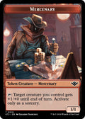 Image for Mercenary // Plot Double-Sided Token (10 // 20) (OTJ) - Magic: The Gathering